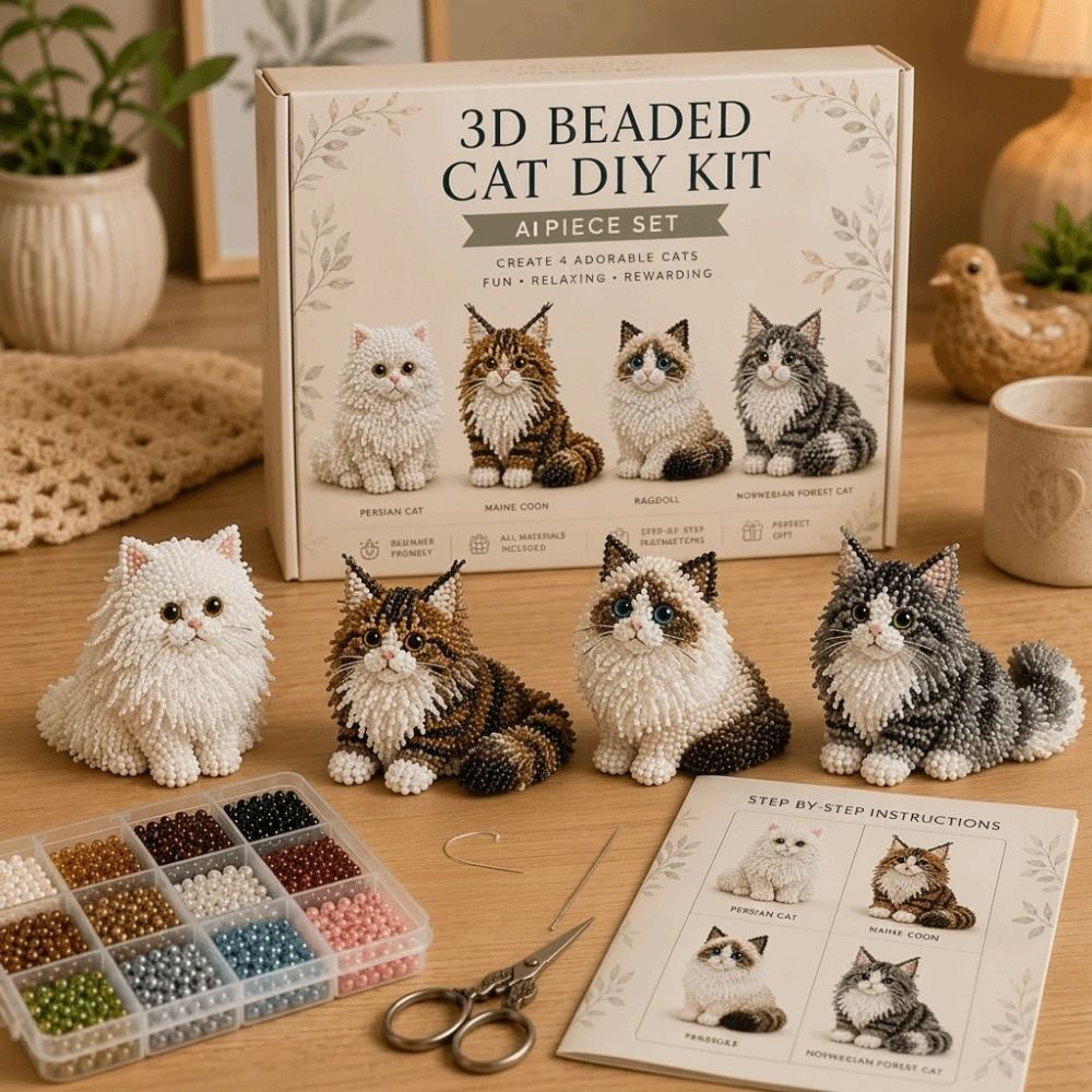 Art Craft Animals - Zestaw do tworzenia zwierzątek z drobnych