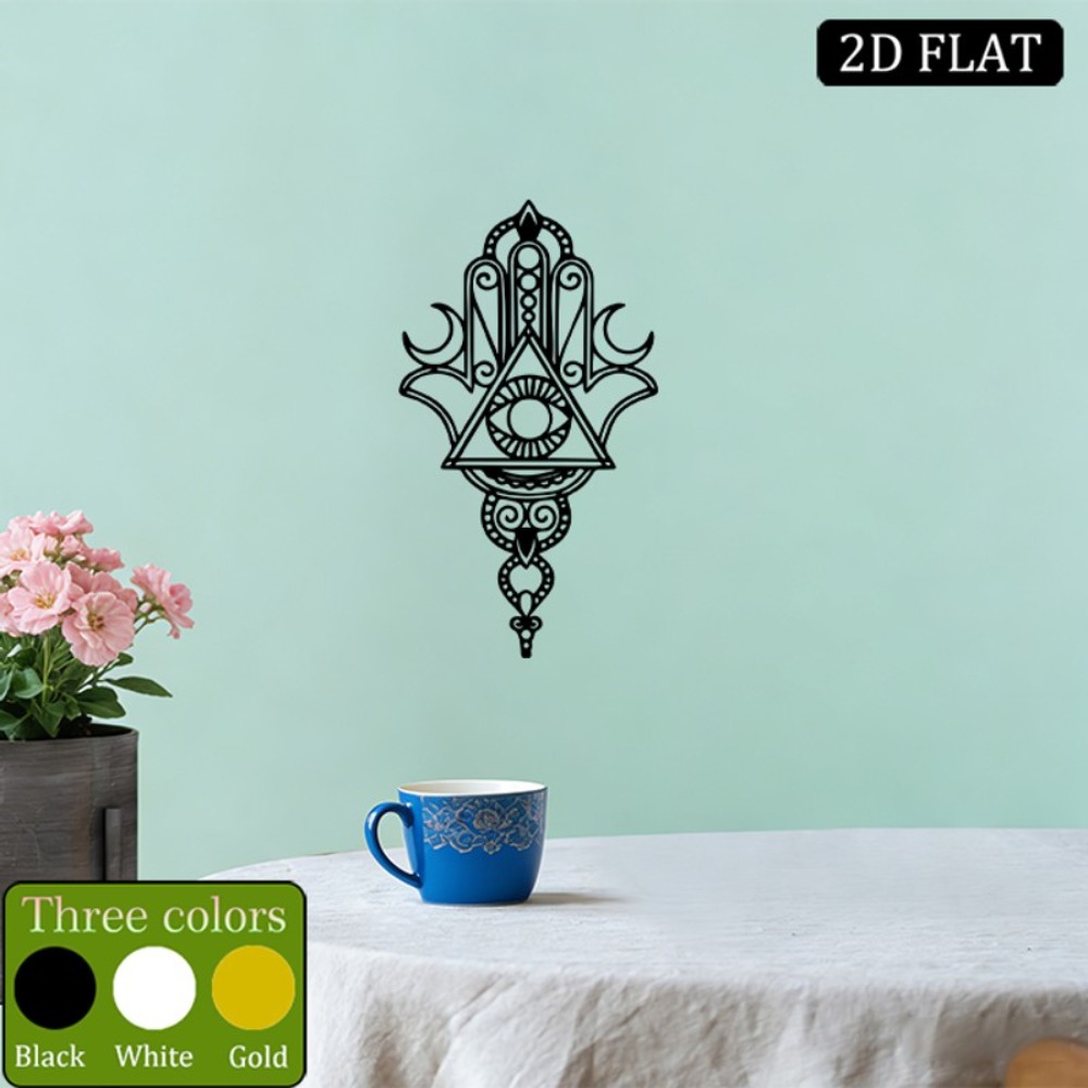Art & Craft Toys For Kids - CIFBUY Metalowa dekoracja ścienna Hamsa Oko