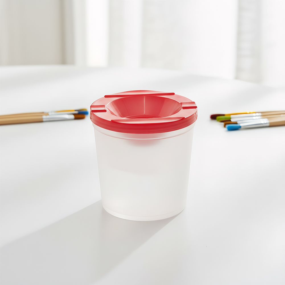 Art Craft Cup - Kubki do malowania z kolorowymi pokrywkami,
