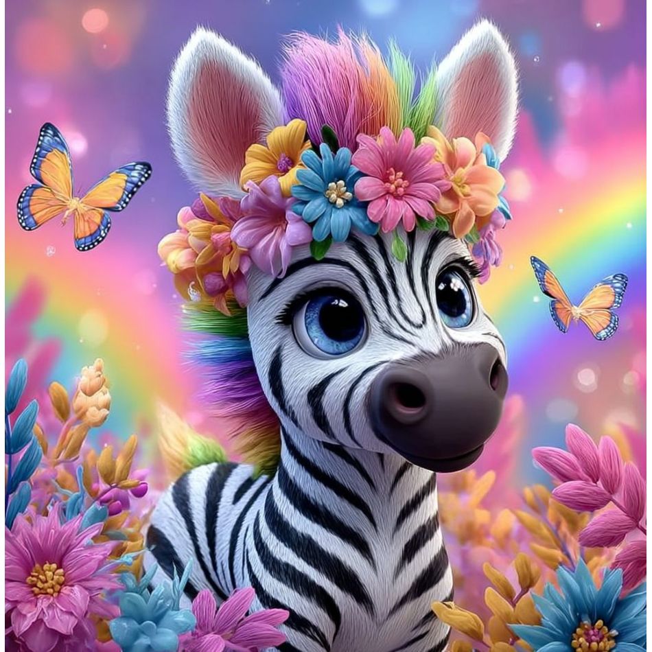 Art Craft Zebra - CHENISTORY Zebra 5d Diamentowa Mozaika Dekoracja