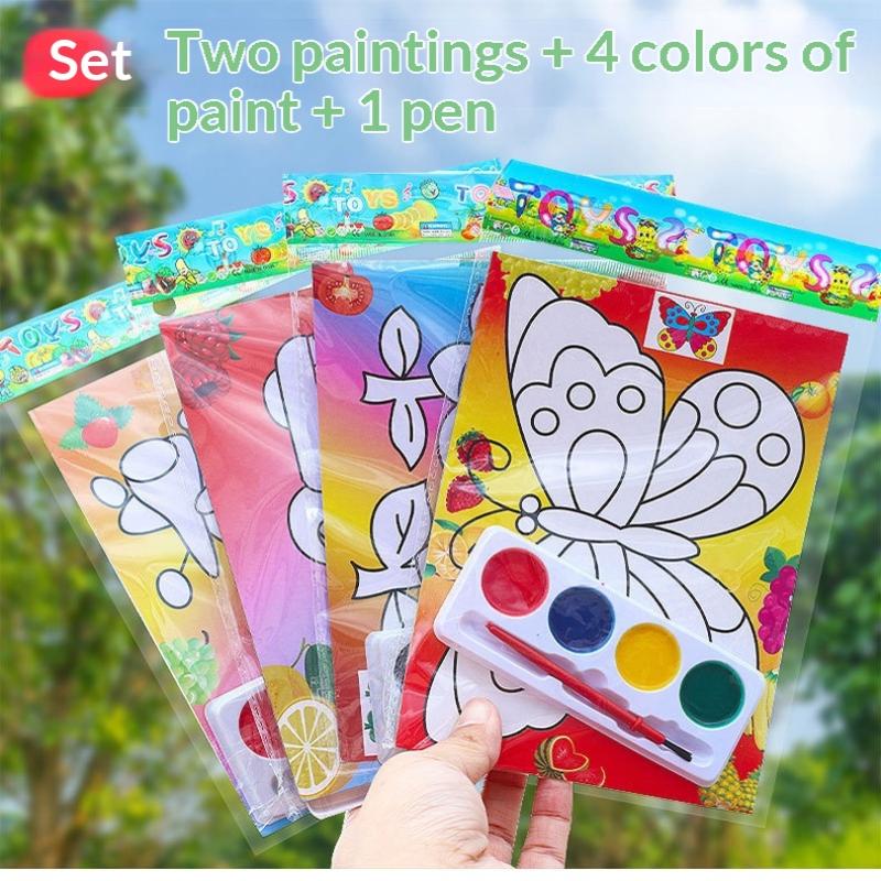 Art Craft School - 〔NN71〕Zestaw do malowania akwarelami dla dzieci
