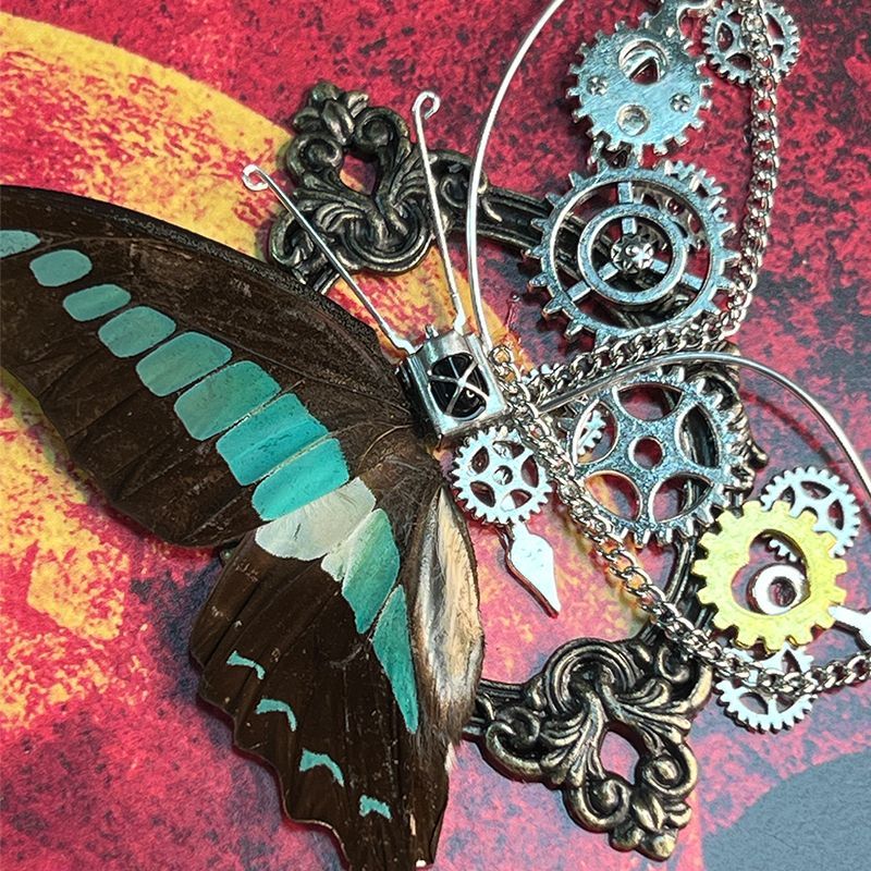 Art Craft Animals - Zestaw DIY: Ramka Steampunk z Motylem,