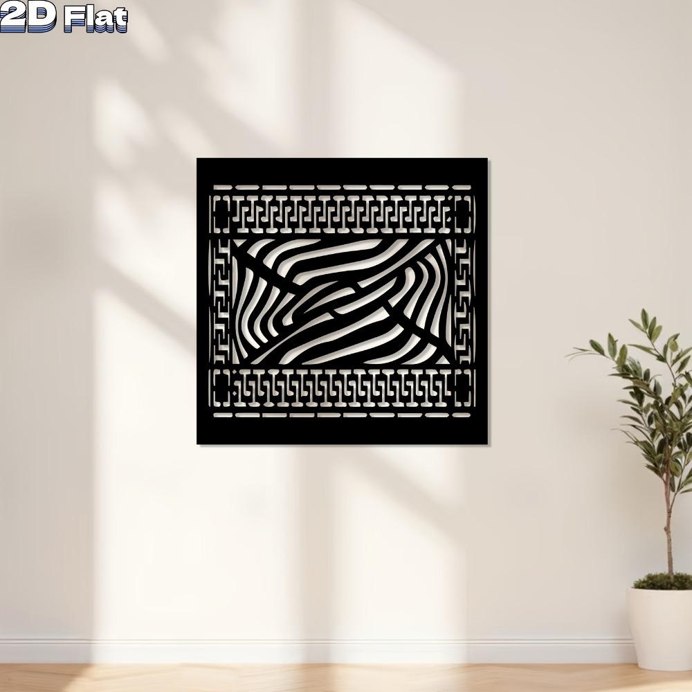 Art Craft Zebra - CIFBUY Metalowa Dekoracja Ścienna - Zebra