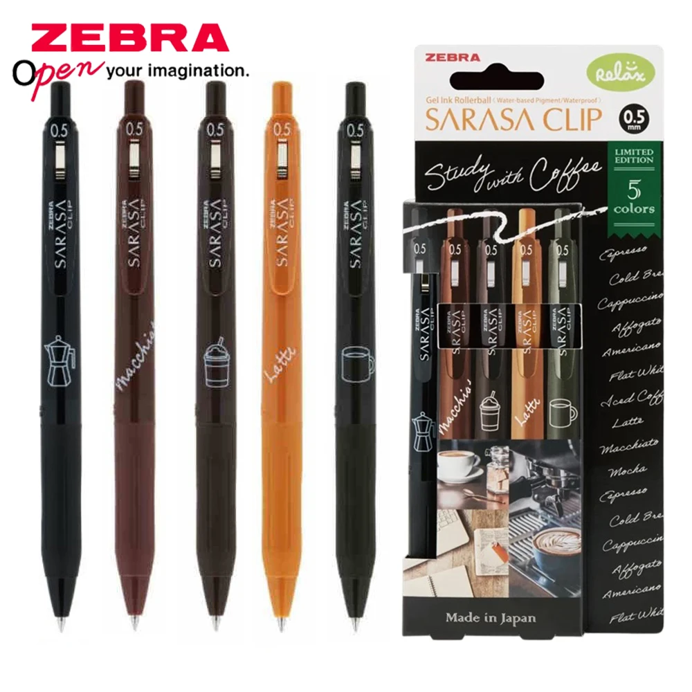 Zebra Pen Sarasa - 3/5 sztuk nowy japonia ZEBRA zestaw