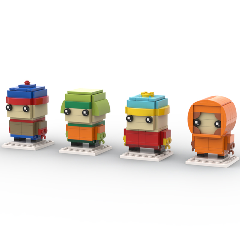 Art Craft Gift Ideas - 336 elementów MOC South Park BrickHeadz