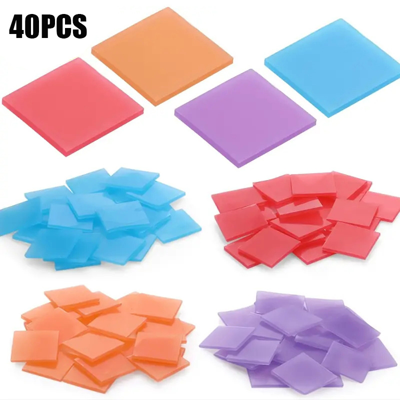 Art Craft Accessories - 40 szt. Wosk do malowania diamentami,