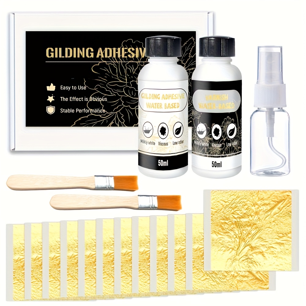 Art Craft Using Leaves - 50ml+50ml Klej Golden Leaf, zapobiega oksydacji,
