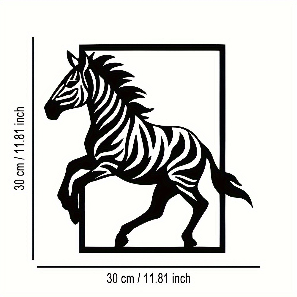 CIFBUY Metalowa Dekoracja Ście – Art Craft Zebra recenzja i cena