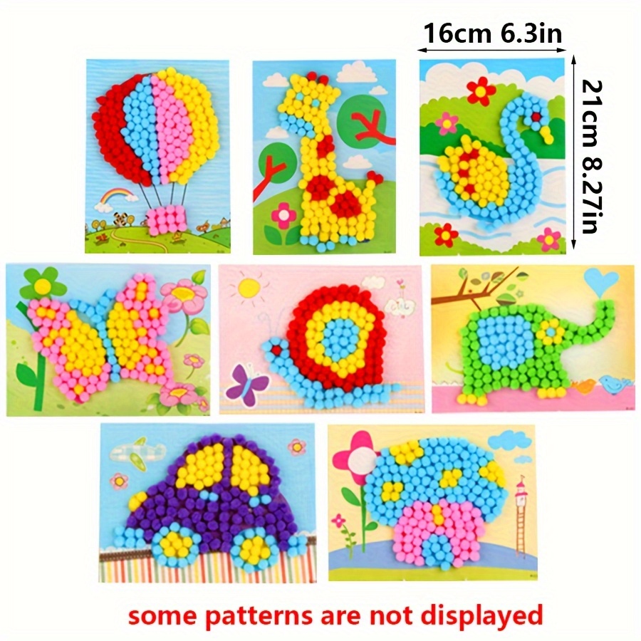 2 szt. 16x21cm Kolorowe Pompon – Art Craft Animals recenzja i cena