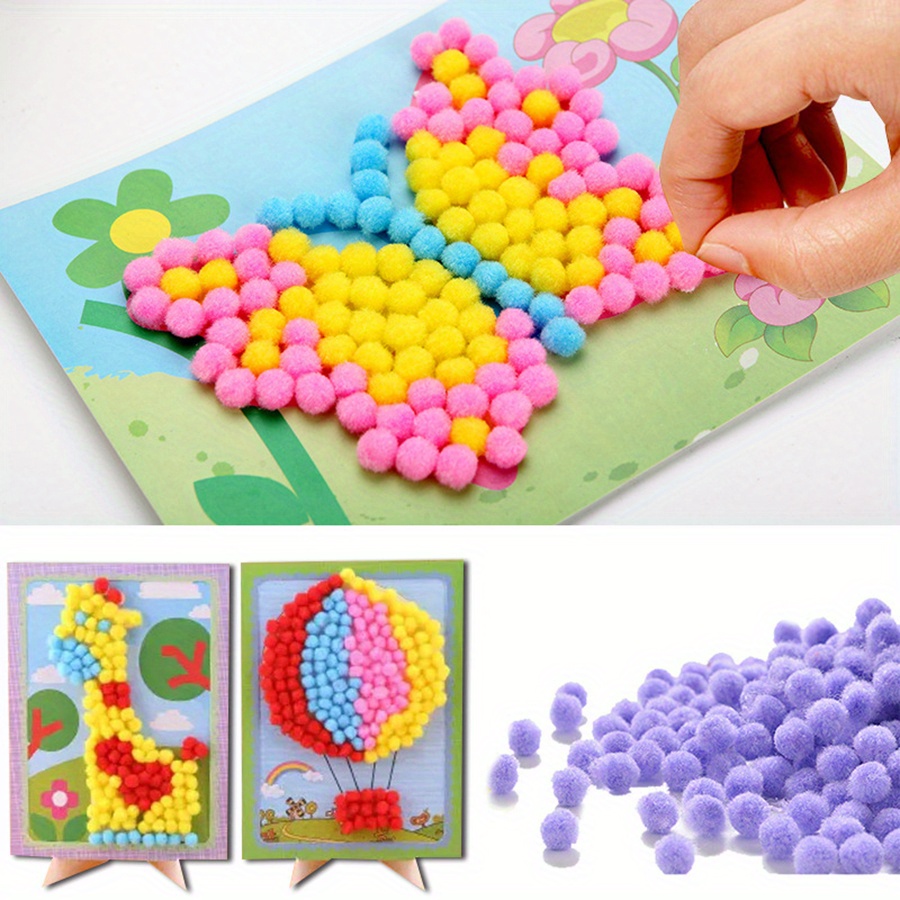 2 szt. 16x21cm Kolorowe Pompon – Art Craft Animals recenzja i cena