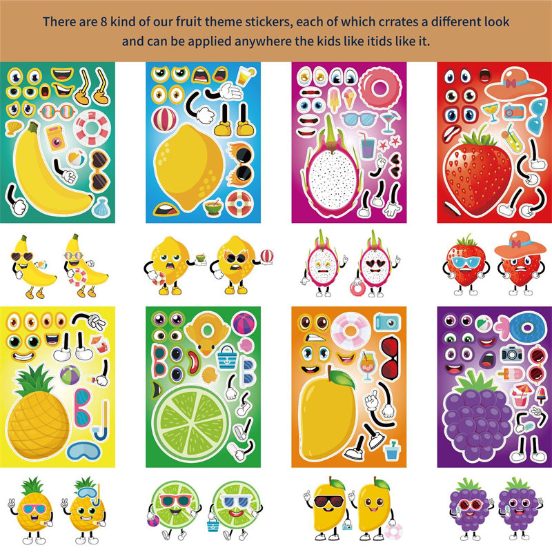 6-24 arkuszy Zrób własne nakle – Art Craft 4 Years Old recenzja i cena