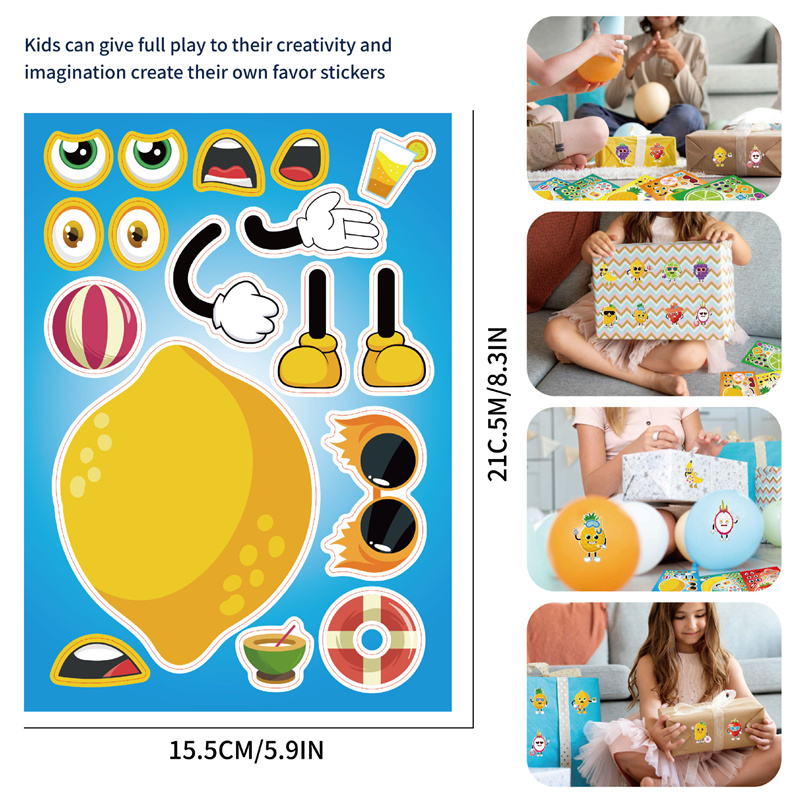 6-24 arkuszy Zrób własne nakle – Art Craft 4 Years Old recenzja i cena