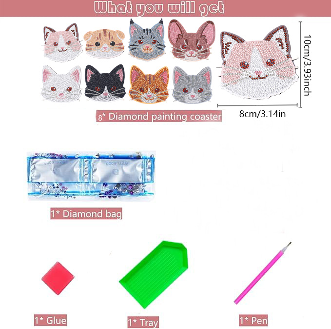 8-częściowy zestaw do samodzie – Art Craft Animals recenzja i cena