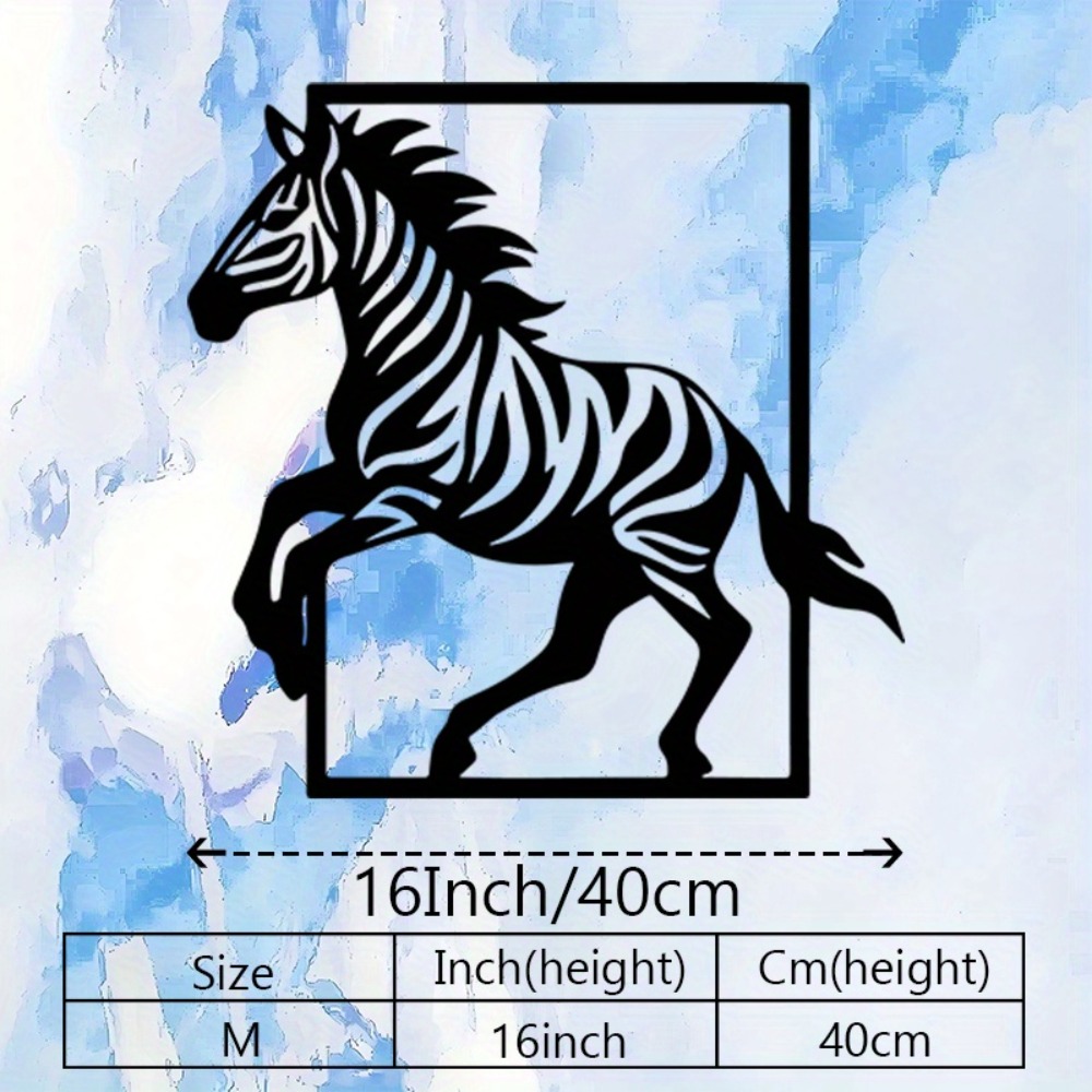 CIFBUY Metalowa Dekoracja Ście – Art Craft Zebra recenzja i cena