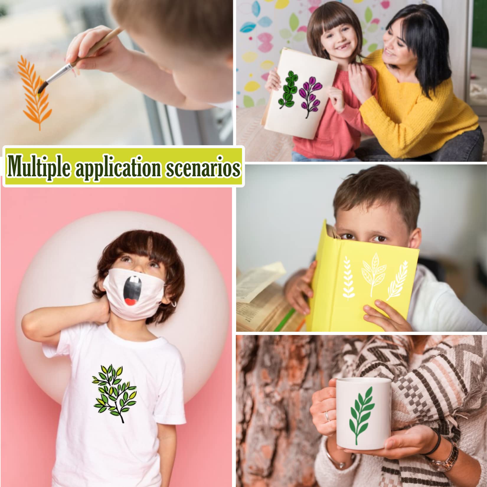 50 sztuk szablonów do rękodzie – Art Craft Using Leaves recenzja i cena