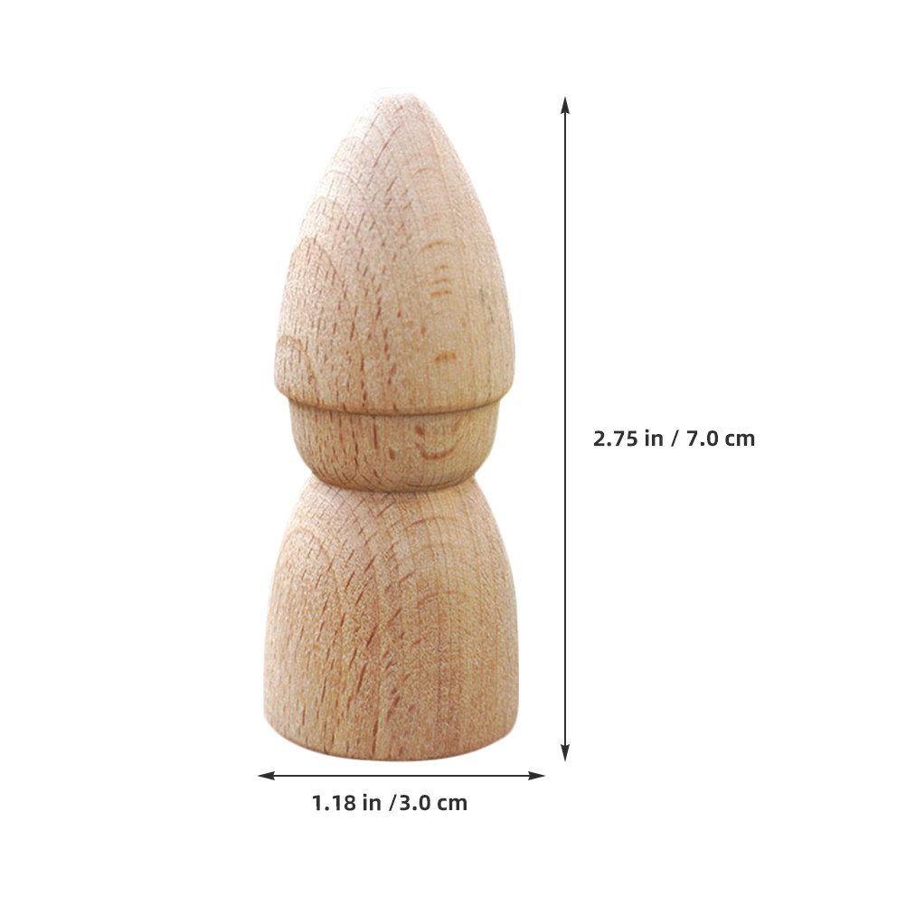 6 sztuk drewnianych figurek do – Art Craft Diy recenzja i cena