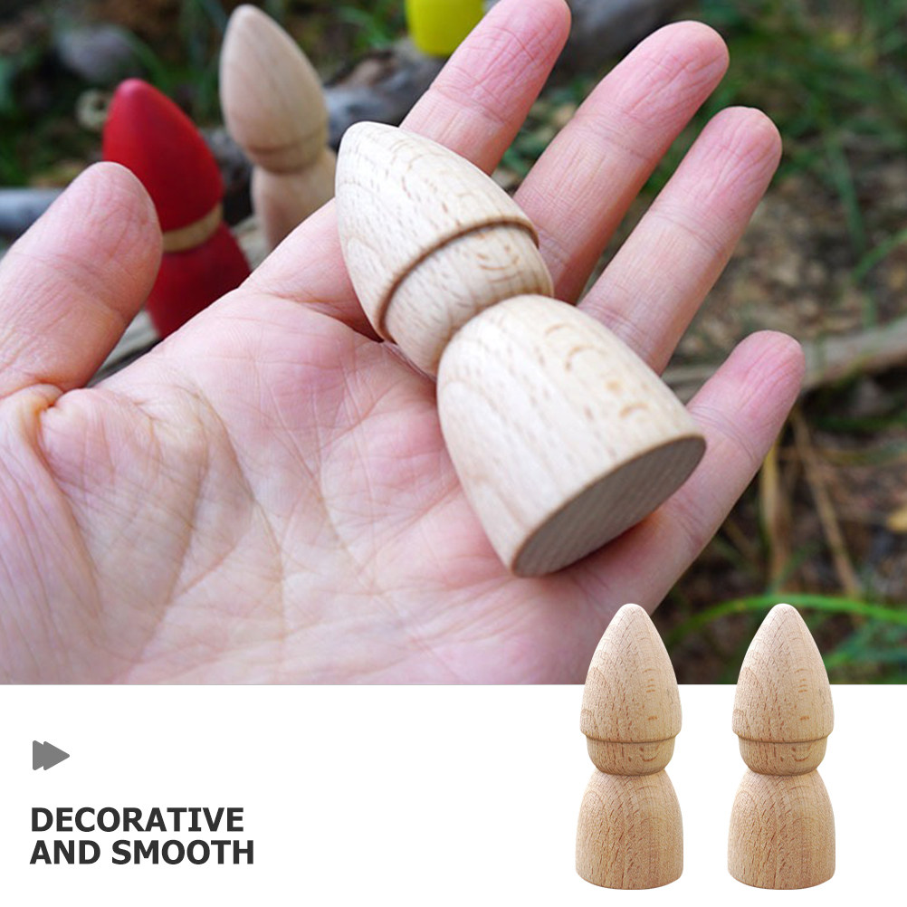 6 sztuk drewnianych figurek do – Art Craft Diy recenzja i cena