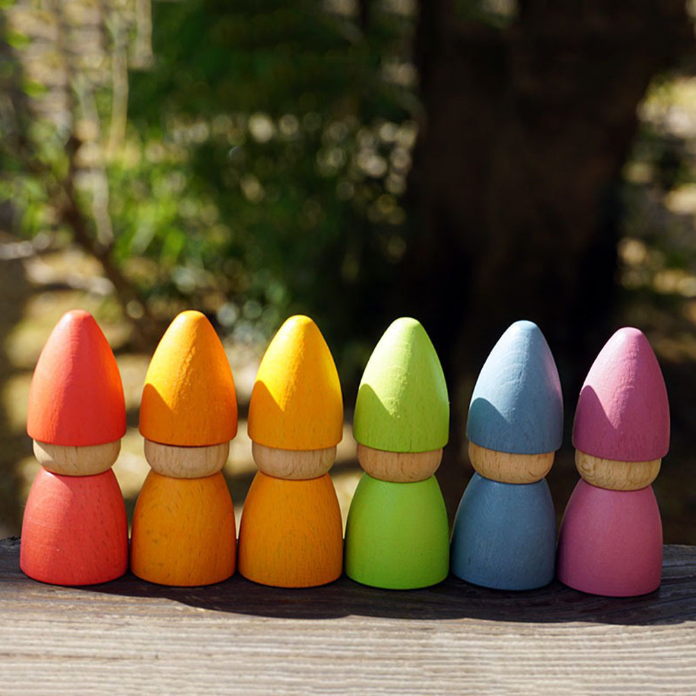6 sztuk drewnianych figurek do – Art Craft Diy recenzja i cena