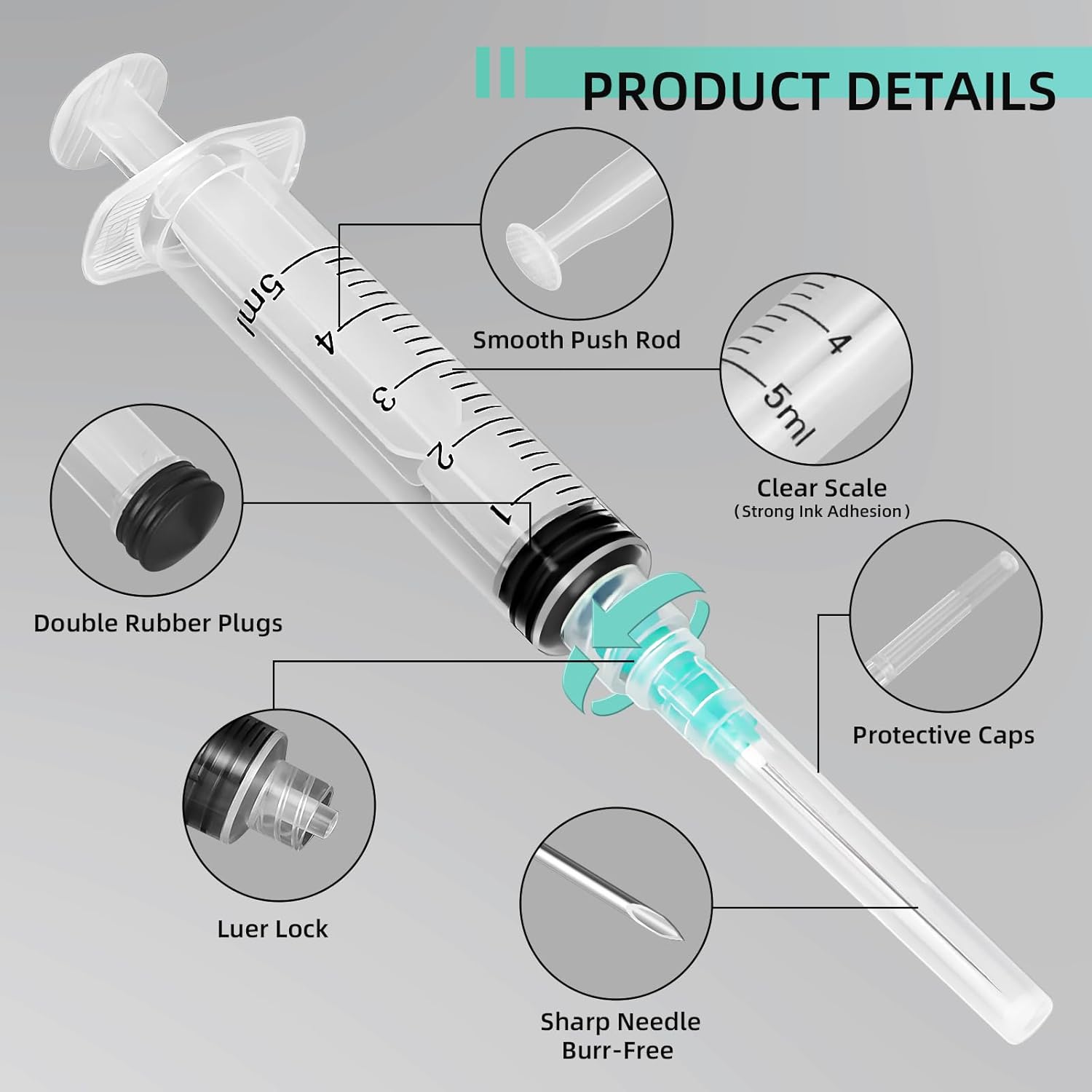 Strzykawka Luer Lock 5 ml, odp – Art Craft Animals recenzja i cena