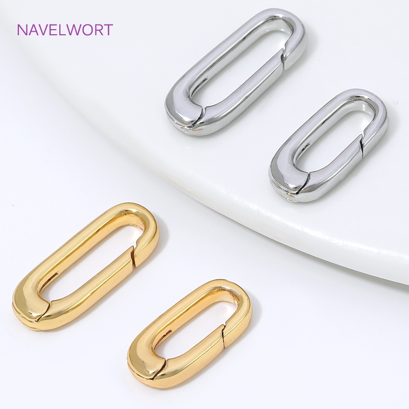 1/2/4 szt. Złote (18K) owalne  – Art Craft Diy recenzja i cena