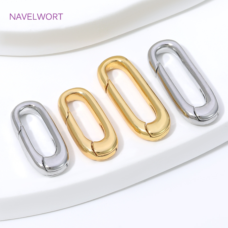 1/2/4 szt. Złote (18K) owalne  – Art Craft Diy recenzja i cena