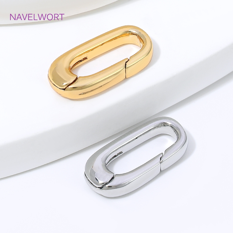 1/2/4 szt. Złote (18K) owalne  – Art Craft Diy recenzja i cena