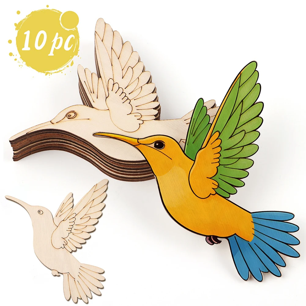 10 szt. Niedokończonych drewni – Art Craft Animals recenzja i cena
