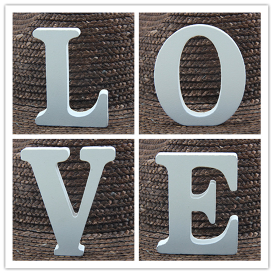 1pc 8CM biały drewniany list a – Art Craft Letter A recenzja i cena
