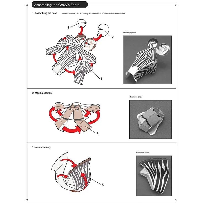 Zebra Origami Art Mini 3D Skła – Art Craft Zebra recenzja i cena