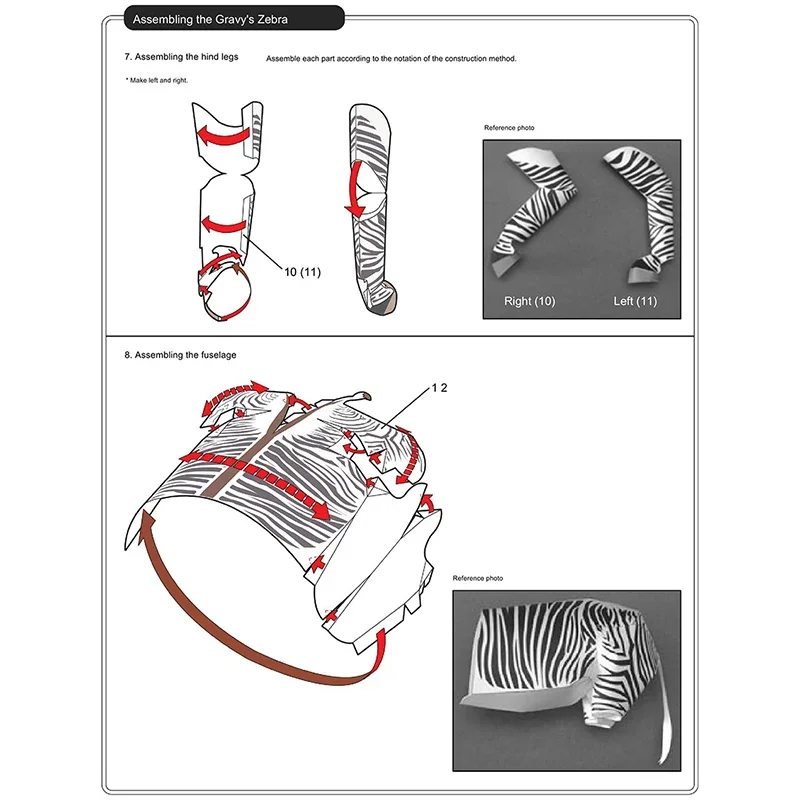 Zebra Origami Art Mini 3D Skła – Art Craft Zebra recenzja i cena