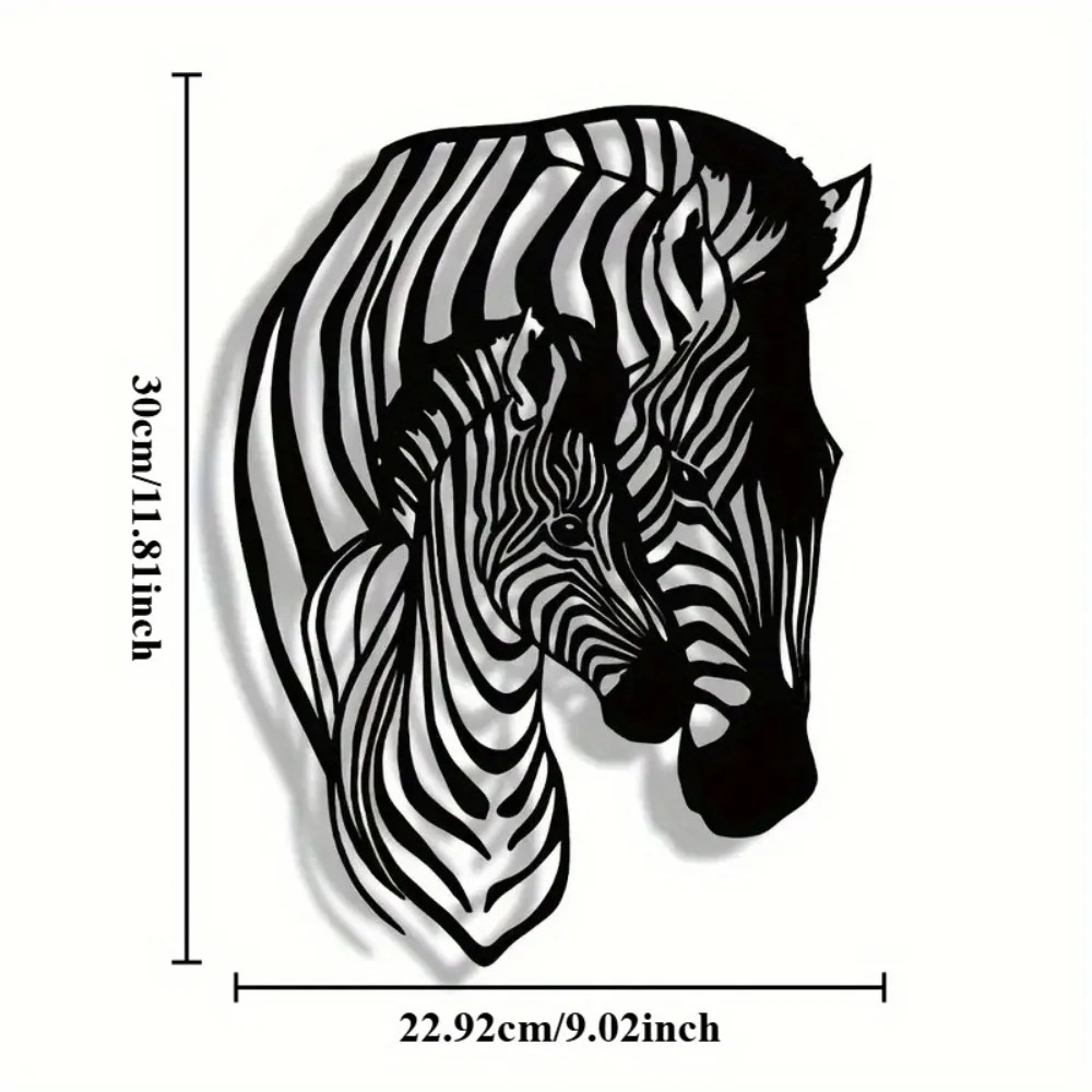 Metalowa dekoracja ścienna Zeb – Art Craft Zebra recenzja i cena