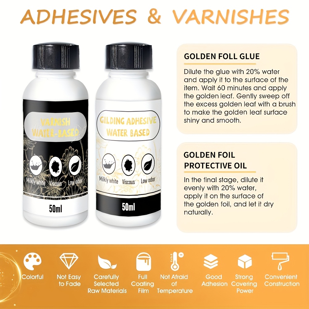 50ml+50ml Klej Golden Leaf, za – Art Craft Using Leaves recenzja i cena